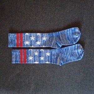 PINK Patriotic socks